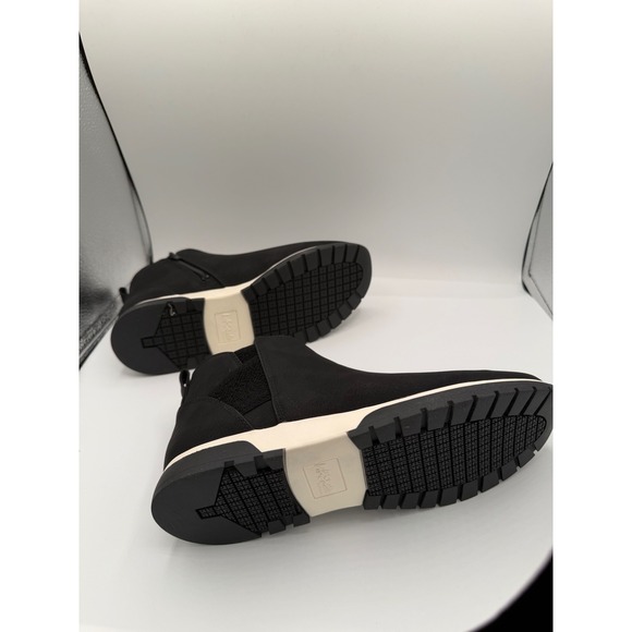 Aerosoles Black Ankle Chelsea Sneaker Boots Side Zip Women's - Picture 8 of 11